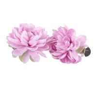 Toddmomy 2 Piezas Abrazadera de Cortina Forma de Flor, Púrpura | Visillo y Cortina de Gasa, Sujeción Firme sin Taladro, Diseño Compacto para Estudio o Baño