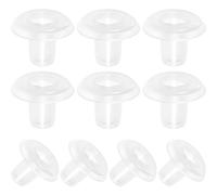 Toddmomy 50piezas Tapones de Botón para Riel Inferior de Persianas Horizontales Unidades Accesorios de Reparación para Persianas de Madera y Sintéticas Topes de Cordón para Cortinas