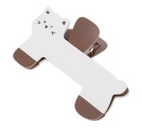 Toddmomy Clips con forma de gato para sujetar páginas de libros, 12,7 cm de ancho | Pinza de plástico resistente para profesores, estudiantes, oficina, cuadernos, libros de texto, diarios y