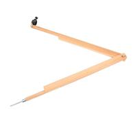 Toddmomy Compás y Matemáticas de Madera Beige de Dibujo Técnico Profesional Portátil y Ligero para Enseñanza Escolar en Pizarra Clara