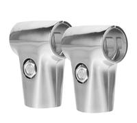 Toddmomy Conectores De Acero Inoxidable para Bastidores De Secado Tipo T 2 Piezas 25mm Soporte para Ropa Fácil Instalación