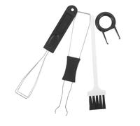 Toddmomy Extractor de Teclas de Metal para Teclado Mecánico 4 Piezas con Cepillo Limpiador, Herramienta para Quitar Interruptores y Mantenimiento, Kit Accesorios Teclado para Reparación