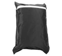Toddmomy Funda para Silla Colgante Tipo Huevo, Cubierta para Columpio de Jardín, Poliéster Negro, Apertura Central Cremallera, para Jardín y Patio, Protección contra Nieve y Escarcha