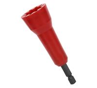 Toddmomy Herramienta para Torcer Alambre Roja Conector para Taladro de Plástico y Acero Aumento de Productividad en Trabajos Eléctricos