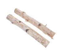 Toddmomy Leña Decorativa de Madera Natural para Chimenea Interior, 2 Piezas de Troncos Rústicos para Decoración y Manualidades en Bodas y Hogar