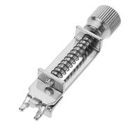 Toddmomy Llave De Ajuste De Octava Para Guitarra Herramienta De Ajuste De Doble Bloqueo De Sistema De Trémolo Accesorio Para Reparación De Alma De Guitarra Color Plata