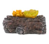 Toddmomy Ocultador de Llaves para Jardín Apariencia Realista de Tocón de Árbol, Caja de Almacenamiento Versátil de Resina para Patio Exterior Decorativo