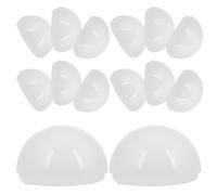 Toddmomy Pantallas Hemisféricas de Policarbonato en Color Claro para Luces LED de Espejos de Maquillaje, 12 Piezas, Material Fiable y Diseño Moderno para Tocadores y Dormitorios