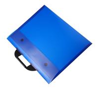 Toddmomy Portafolio de Arte A3 Azul de Plástico para Documentos y Archivos