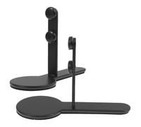 Toddmomy Soporte de Hierro Escritorio para Perforado Negro Tablero | Altura Ajustable, Soporte Estable, Instalación Rápida, para Workspace y Organizador de Estante de Mesa