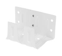 Toddmomy Soportes Metálicos para Persianas Verticales, 2 Piezas, Soporte Central de Hierro Blanco Diseño Mini para Mayor Seguridad y Estabilidad en Ventanas