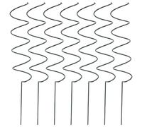 Toddmomy Soportes para Plantas de Jardín en Espiral de 7 Piezas, Set de 40 Cm de Hierro, Estacas para Tomates y Plantas Trepadoras, Pérgolas para Verduras y Pepinos