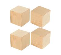 Toddmomy Tacos de Madera para Levantar Muebles, Elevadores de Muebles de 4 Piezas, sin Herramientas, Fuertes y Estables, para Cama, Sofá, Mesa y Escritorio