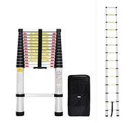 Todeco Escalera Telescópica, Escalera Plegable, Bolsa de Transporte, 4,1 M