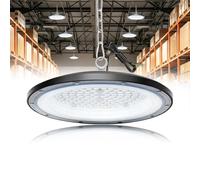 TODEHI 1pcs 300W UFO LED Lámpara Alta Bahía Naves Industriales Focos | 6500K Iluminación de Almacén Interior Techo IP65 Impermeable Campana Industrial High Bay Light para Talleres Garaje Fábrica