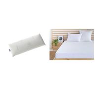 Todocama - Almohada viscoelástica, 150 cm núcleo Compacto. Doble Funda con Cremallera. Tejido Aloe Vera. & Protector de colchón/Cubre colchón Ajustable, de Rizo, Impermeable y Transpirable.
