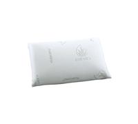 Todocama - Almohada Viscoelástica de Viaje Firmeza Media-Alta (42x23x12 cm). Blanco 42