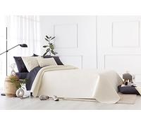 Todocama - Colcha boutí Fina con diseño piqué, para Primavera, Verano, otoño e Invierno. 100% Microfibra Extra Suave. Colcha Cubre Cama Multiusos. Cama 105-200x260cm Beige