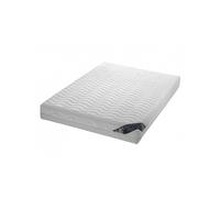 Todocama - Colchón viscoelástico con núcleo HR 21cm con funda Hipoalergénica. White