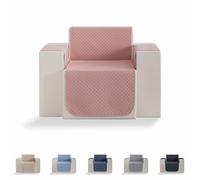 Todocama - Funda Cubre sofá, plazas, Protector de sofás Acolchado de Rombos, Transpirable, fácil de Limpiar, (Rosa, sofá 1 Plaza)