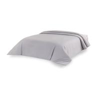 Todocama - Funda nórdica de microfibra para edredón tacto extra suave Light gray 150x220