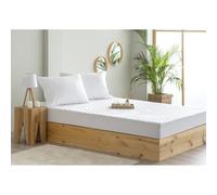 Todocama - Protector de colchón Acolchado antiácaros Impermeable y Transpirable White