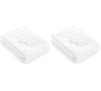 Todocama - Protector de colchón/Cubre colchón Ajustable, de Rizo, Impermeable y Transpirable. 3004 (Todas Las Medidas Disponibles). (Cama 80 x 190/200 cm) (Paquete de 2)
