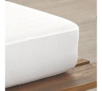 Todocama - Protector de colchón Rizo Biorgánico Impermeable y Transpirable White 105 x 190/200