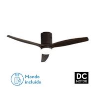 Todolampara - ventilador de techo con luz led 18w motor dc modelo agui