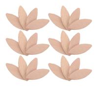 Tofficu 100 Unidades Galletas de Madera para Paneles de Madera Beige, Función de Ensamble para Ocultar Juntas en Manualidades y Montaje de Muebles