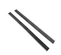 Tofficu 2 Piezas Burlete de Cepillo para Puertas Diseño Flexible y Cerdas Negras, Instalación Conveniente y Resistente para Sellar Huecos en Suelo y Espacios Interiores