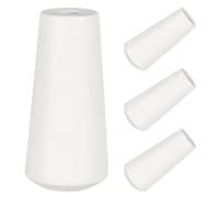 Tofficu 4 Piezas Perillas de Madera Color Marfil para Cordón de Persiana | Acabado Natural, Agarre Cómodo y Montaje Sencillo, para Estores de Ventana y Reparación de Lamas
