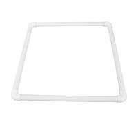 Tofficu Barrera Flotante Anillo Cuadrado de PVC Blanco para Separación de Lenteja de Agua y Uso Prolongado para Plantas y Peces en Estanques en Estanques Domésticos