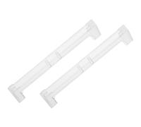 Tofficu Conector de Esquina para Persianas Verticales de Plástico, 2 Piezas, Resistente Rebabas, Adecuado para Marcos de Cortinas y Cubiertas de Persianas