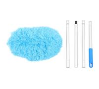 Tofficu Plumero Multifuncional para Ventiladores de Techo con Poste Extensible, Cepillo de Limpieza para Polvo, Material Pp y Varilla de Aluminio, Adecuado para Limpieza Doméstica