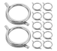 Tofficu Resortes para tijeras de cocina 15 unidades con resorte de retorno para deshuesar pollo y cortar carne - Piezas metálicas para tareas de cocina profesional y hogar