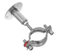 Tofficu Soporte de Tubería Ajustable para Tubos de 42-45mm de Acero Inoxidable E con Abrazadera de Fijación Pared para Adecuado para Baños E Instalaciones Industriales Baños Instalaciones