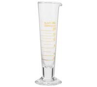 Tofficu Vidrio Taza Medidora Triangular Escala de 20ml | Laboratorio y Experimentos Científicos, Marcas de Graduación Claras, Alta Precisión, Fácil Limpieza