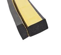 TOFIMA Tira de Sellado de Esponja Plana autoadhesiva Fuerte de Goma EPDM de 10 Metros, Cinta Adhesiva de una Cara de Espuma Negra EVA, Junta de Sellado anticolisión (Size : 5mm x 30mm x 10m)