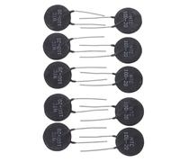 TOGEVAL Termistor NTC 10D-20 para limitadores de corriente, sensor de temperatura negro de película, instalación sencilla, pack de 10 piezas