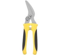 TOGEVAL Tijeras Mango de Pp Amarillo de Acero Inoxidable Diseño Antideslizante y Resorte Incorporado para Corte y Ahorro de Trabajo para Chapa de Hierro