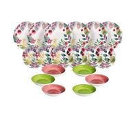 Tognana Kalima, vajilla para 6 personas, 18 piezas, porcelana, multicolor