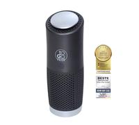 toGo Filter purificador de aire portátil pequeño con batería para viajes, coches y mesas, filtro HEPA 13 y filtro de carbono, contra contaminantes polen humo - para alergias y asmáticos (negro)
