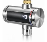 Toheitian Agua Rápida Exterior AceroInoxidable | Calentador sin tanque con flujo instantáneo para grifos exteriores, acero inoxidable y fácil instalación 220-240 V.