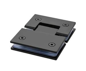 Toheitian Bisagra de Puerta de Acero Inoxidable 304 - Clip Bilateral de 180 Grados para Mampara de Ducha A