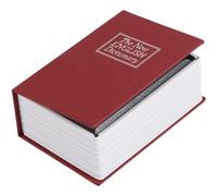 Toheitian Caja Fuerte para Dinero y Joyas Que Imita el Aspecto de un Libro y Es para el Hogar y la Oficina (Mini Red)