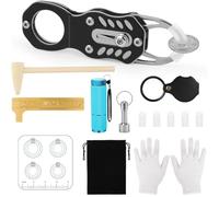 Toheitian Kit de Prueba de Monedas de Plata con Magnético, Calibradores, Alfombrilla de Medición. Kit de Prueba de con Magnético y Calibradores.