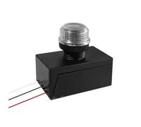 Toheitian Sensor de Fotocélula, Interruptor Sensor de Luz Crepuscular A Amanecer, Sensor Fotoeléctrico AC100V-250V, Controlador de Iluminación de Encendido y Apagado Automático