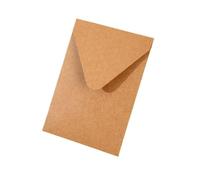 Toheitian Sobres de Papel 16x11cm Bolsas de Envío para Postales Papel de 150g Invitaciones Marrones