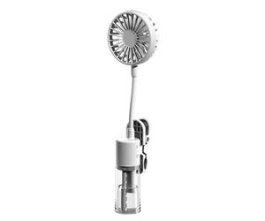 Toheitian Ventilador de Mano Portátil Recargable Mini Artefacto de Enfriamiento por Vapor para Viajes Al Aire Libre, Ventilador Humidificador de Niebla B.